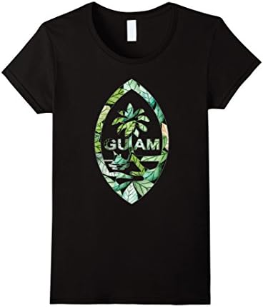 Womens Guam Seal Jungle Style Tee Shirt Medium Black
