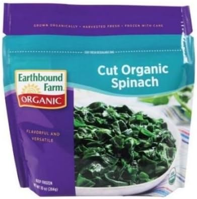 Earthbound Farm Organic Cut Spinach, 8 Ounce -- 12 per case.