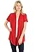 Pastel by Vivienne Women's Short Sleeve Open Front Vest