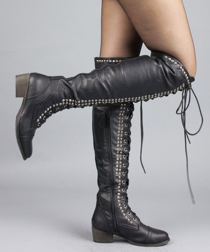 breckelles studded boots