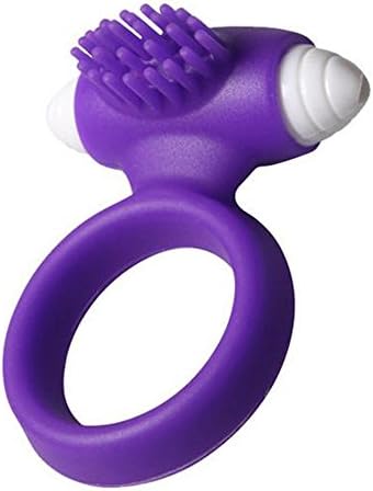 Delay Ring Silicone Massage Ring，Men and Women Sharing Ring Toy - Purple