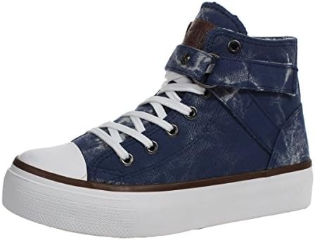 Xiaxian Womens Casual Summer Canvas Shoes(7.5 B(M)US,Navy)