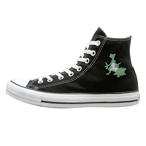 Apopfull Anime Cute Japan Treecko Sceptile Fashion Casual Canvas High-top Sneakers Unisex 41