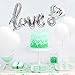 Bride to BE Balloon, 28Pcs, Latex Baloons for Bridal Shower Bachelorette Party Decor Kit(Silver)