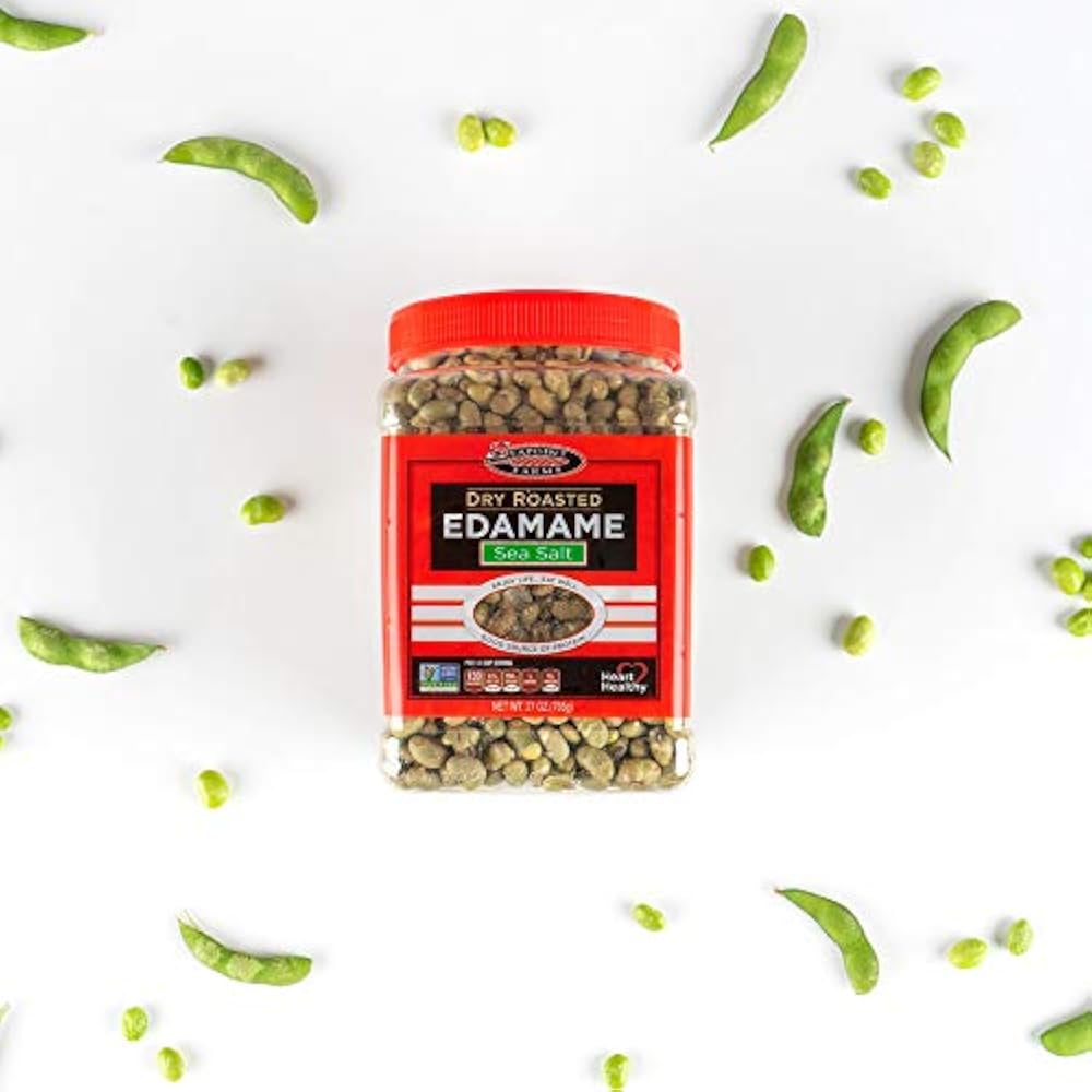 Are Dry Roasted Edamame Healthy Farms Sea Salt Dry Roasted Edamame Healthy Gluten-Free Snacks 27 Oz