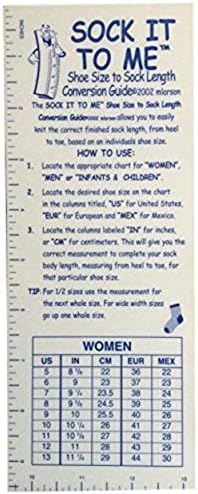 convert women's sock size to men's