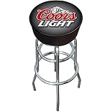Coors Light Padded Swivel Bar Stool