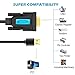 TECHTOO USB 2.0 to Serial Adapter USB RS232 Cable USB Serial Cable Converter DB9 USB (6ft) with FTDI Chipset Gold Plated for Win10/8.1/8/7/Vista/XP/2000/Andorid/Linux/Mac OS X10.6 & Above