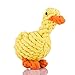 Viiler - 1 Pcs Set Dog Toys Dog Chew Toy for Aggressive Chewers for Small Medium Dogs Breeds Dogs Puppies - Cute Animal Shape Knots Rope (Durkling)