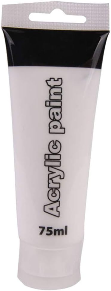 75ml Acrylic Paint Rich Pigments Non-Toxic Paint Artist Supplies White
