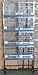 COMBO: LARGE Stack and Lock Double Breeder Cage Bird Breeding Cage With Removable Divider And Breeder Doors 4 Of 30″ x 11″ x 15″H CagesGalvanized Large And One Stand Blackthumb 2