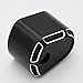 Amazicha Black Deep Cut Ignition Switch Cover for Harley Electra Street Glide 2006-2013