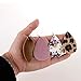 Finrezio 16-20Pairs Teardrop Leather Earrings Lightweight Dangle Earrings Leaf Leopard Print Earrings Set for Women (B: Leopard Earrings)