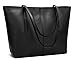 Obosoyo Women's Handbag Genuine Leather Tote Shoulder Bags Soft Hot Black
