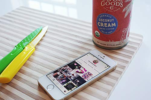 CocoGoods Co. Vietnam Single-Origin Organic Coconut Cream 13.5 oz (Pack of 6) - Gluten-free, Non-GMO, Vegan, Dairy-free
