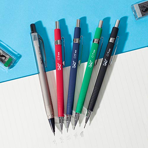 Mr. Pen Mechanical Pencil Set with Lead and Eraser Refills, 5 Sizes 0