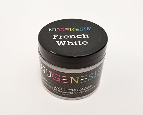 NUGENESIS- Dip Dipping Powder - 1.5oz/jar (French White 1.5oz)