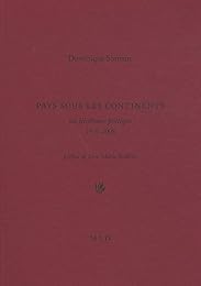 Pays sous les continents