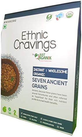 Ethnic Cravings Seven Ancient Grains, Organic Heat and Eat, 250g