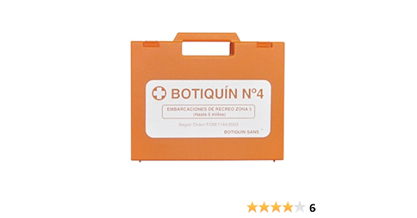 Botiquìn Maletín naval RECREO ZONA 5 (EQUIPADO): Amazon.es: Hogar