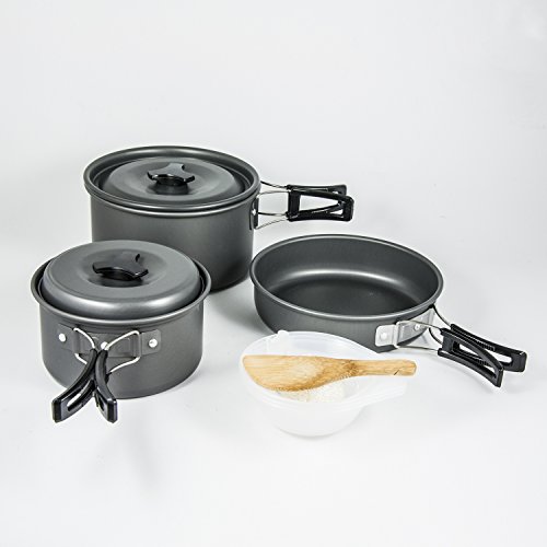 OuterEQ Lightweight Outdoor Camping Cookware Backpacking Cooking Picnic