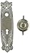 Graphic 45 Staples Shabby Chic Metal Door Plates & Knobs, 14.5x9.8x0.9 cm, Silver