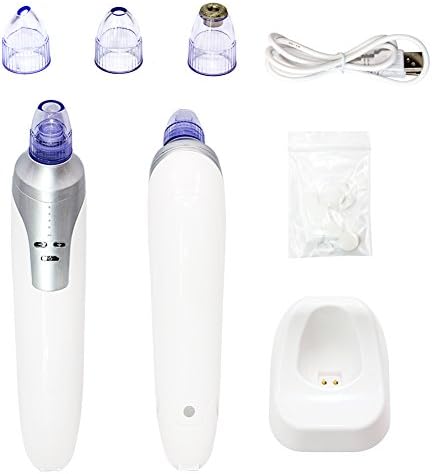 Pimple Blackhead Remover Vacuum Device by JoEnjoy - Electronic Blackhead Comedone Extraction Kit Facial Pore Suction Cleaner Tool