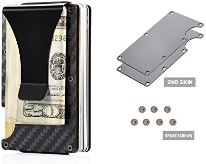 Money Clip Wallet - Slim Minimalist Wallet - Front Pocket Credit Card Holder for Men