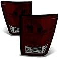 AKKON - For Jeep Grand Cherokee SUV Dark Red Tail Lights Repalcement Driver Left + Passenger Right Side Pair Set