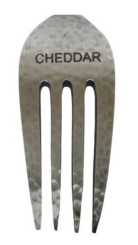 Epicureanist Rustic Cheese Fork Marker, Cheddar