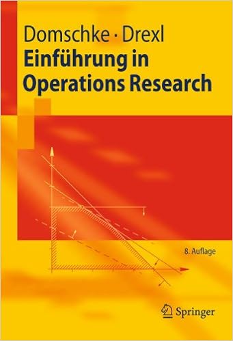 Einfuhrung In Operations Research Springer Lehrbuch German Edition Domschke Wolfgang Drexl Andreas 9783642181115 Amazon Com Books
