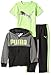 PUMA Boys' Three Piece Hoodie and Tee Set