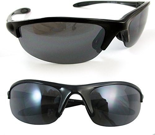 Sports Sunglasses Cycling Glasses Mens Black UV400 Bike Driving Lens Outdoor Sun