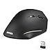 Anker Wireless Mouse, Ergonomic USB 2.4G Wireless Vertical Mouse with 3 Adjustable DPI Levels 800/1200 / 1600 and Side Controls, Black