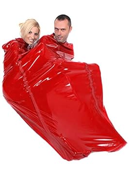 Latex Bondagesack - Saunasack oder Schlafsack - ROT