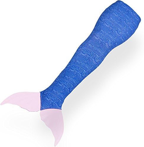 Swimmable Mermaid SKIN (Teen - Large, Blue waves - FINIS Monofin NOT INCLUDED)