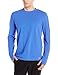 Solstice Apparel Men's Insect Repellent Long Sleeve Tee Shirt, Blue Streak, Medium