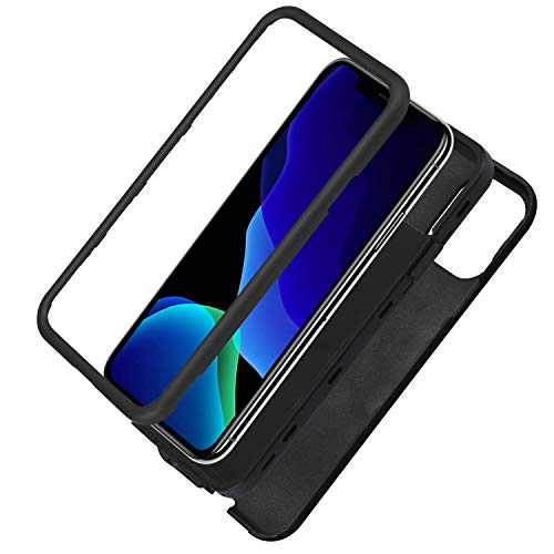 Co-Goldguard Case for iPhone 11 Pro Max,Heavy Duty 3 in 1 Durable Cover Shockproof Drop-Proof Scratch-Resistant Shell Design for Apple iPhone 11 Pro Max 6.5 inch,Black