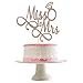 Miss to Mrs Cake Topper Rose Gold Glitter Bride To Be Cake Topper for Bridal Shower, Miss To Mrs Bridal Cake Topper Bachelorette Cake Topper for Bridal Shower Wedding Party Cake Supplies