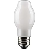Satco S21855 5 Watt BT15 LED Bulb, White, Medium Base, 2700K, 450 Lumens, 120 Volt