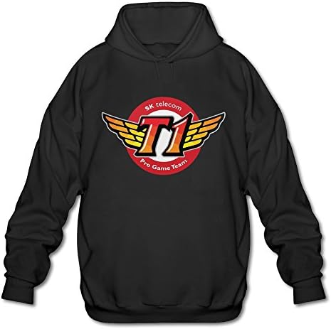 Men's Korea SKT T1 Esports Team Logo Hoodies XL Black