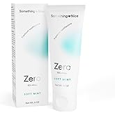 Something Nice Zero Toothpaste - 10% Nano Hydroxyapatite Toothpaste Fluoride Free, Remineralizing, Enamel Repair and Natural Whitening, Suitable for Sensitive Teeth, Adults &amp; Kids Oral Care, Mint, 4oz