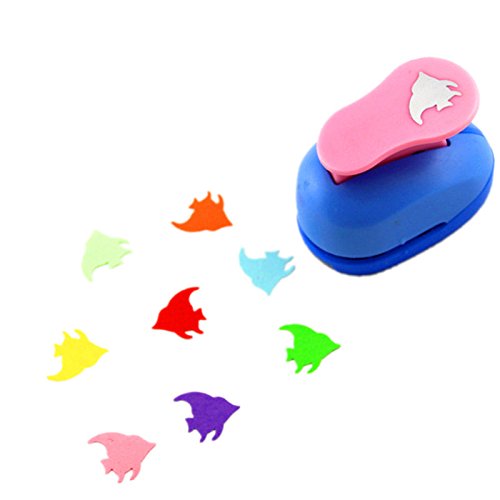 CADY Crafts Punch 2.5 cm Paper Punches Paper Flower (Fish)