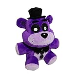 Soft and Beautiful New Purple Freddy Bear Stuffed Animal Plush Toy Doll 1pcs