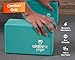 URBNFit Yoga Block – (2PC Blocks Set with Stretch Strap) – Moisture Resistant High Density EVA Foam Block – Improve Balance and Flexibility Perfect for Home or Gym – Free PDF Workout Guide (Teal)thumb 2