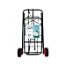 Kole Imports Portable Folding Luggage Cart