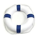 50cm （19.7in） Diameter Swim Foam Ring Buoy Swimming Pool Safety Life Preserver W/Nylon Cover Kid Child Adult