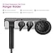 Nozza Hair Dryer Wall Mount Holder, Aluminum Alloy Wall Bracket Holder for Dyson Supersonic Hair Dryer, Diffuser and Two Nozzles
