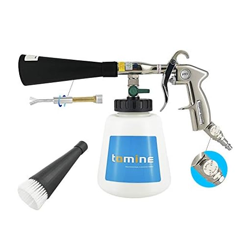 TOMINE Car Cleaning Gun with Air Regulating Valve
