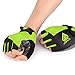 HTZPLOO Bike Gloves Bicycle Gloves Cycling Gloves Mountain Biking Gloves with Anti-Slip Shock-Absorbing Pad Breathable Half Finger Outdoor Sports Gloves for Men&Women (Black&Green, X-Large)thumb 4